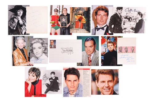 Lot 51 - A mixed collection of eight celebrity...