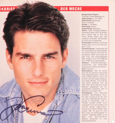 Lot 51 - A mixed collection of eight celebrity...