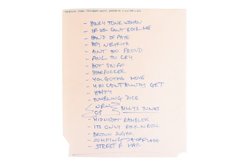 Lot 2 - Mick Jagger / The Rolling Stones: an original...