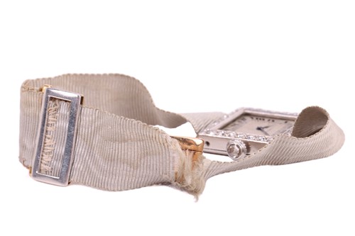 Lot 165 - A Vintage Cartier Lady's Dress Watch,...
