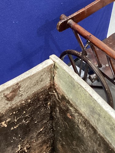 Lot 129 - A small 18th-century style rectangular lead...