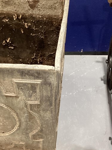 Lot 129 - A small 18th-century style rectangular lead...