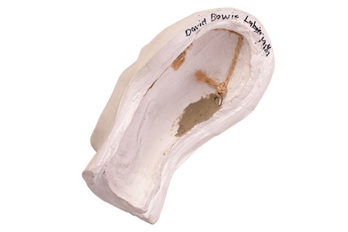 Lot 17 - David Bowie plaster life-cast face mask,...