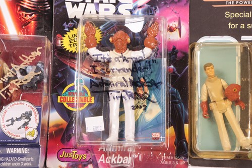 Lot 18 - A collection of carded Star Wars Admiral...