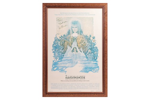 Lot 21 - Labyrinth (1986) - Jim Henson autographed crew-...