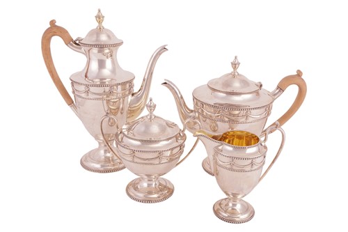 Lot Asprey & Co. - a silver four-piece tea service,...