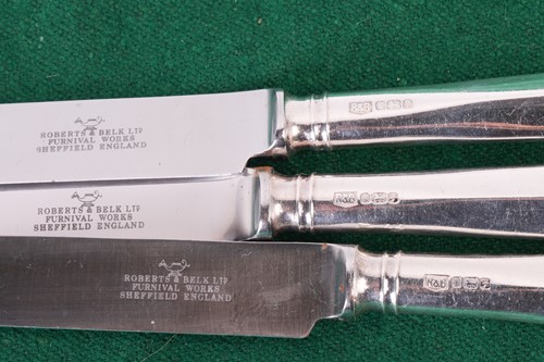 Lot 221 - A silver canteen of rattail pattern flatware...