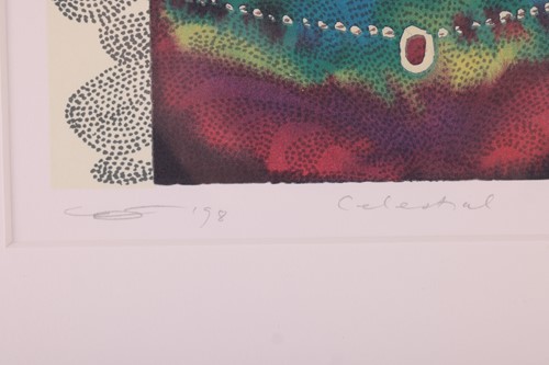 Lot 61 - Chris Ofili (b. 1968), 'Celestial', signed and...