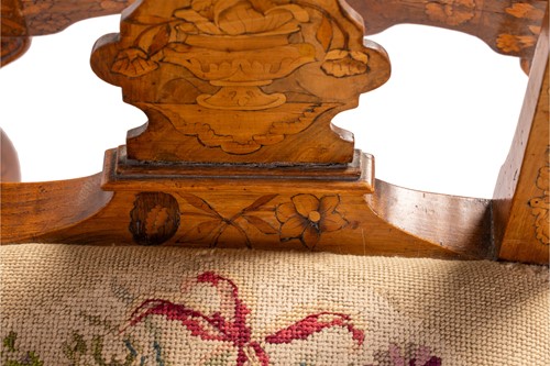 Lot 150 - A set of four 18th-century Dutch marquetry...