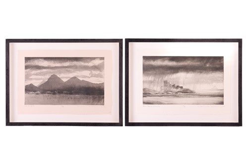 Lot 55 - Norman Ackroyd (b. 1938), Sound of Jura and...