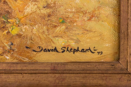 Lot 24 - David Shepherd CBE (British 1931-2017) Bull...