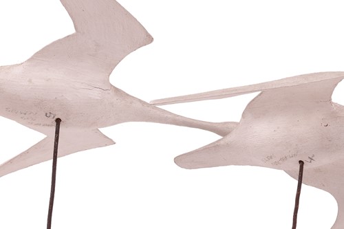 Lot 201 - Guy Taplin (b.1939), a pair of swans in...