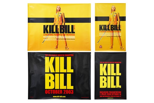 Lot 51 - Kill Bill Volume One (2003) Four British Quad,...