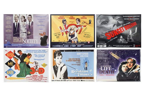 Lot 61 - Six British Quad BFI re-release film posters –...