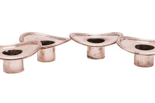 Lot 251 - A set of four silver Neo-classical style...