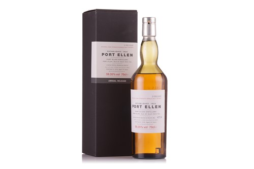 Lot A bottle of Port Ellen Single Malt Whisky...