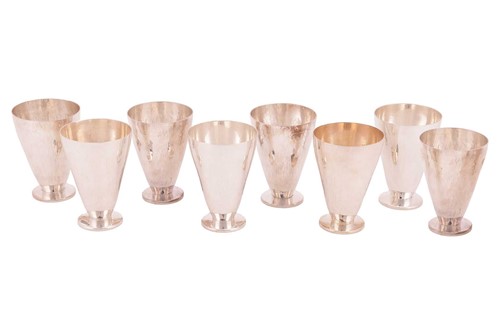 Lot 301 - A set of four "Mid Century Vintage" conical...