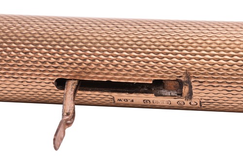 Lot 202 - A 9ct gold fountain pen by Watermans, of...