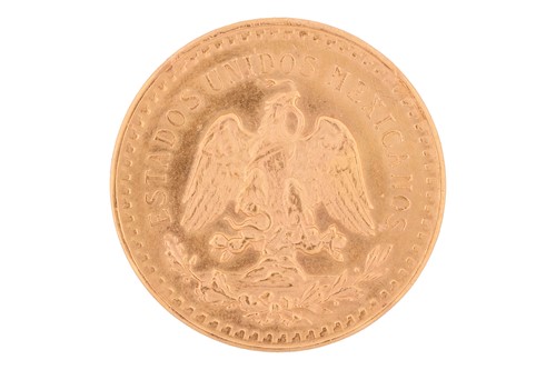 Lot 68 - A Centenario Mexican 50 Pesos coin, the...