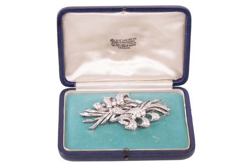 Lot 239 - A mid-20th century diamond-set double...