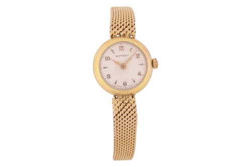 Lot 180 - A Rotary lady’s 9ct gold wristwatch, with a...