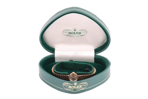 Lot 180 - A Lady’s Rolex 9ct yellow gold wristwatch...