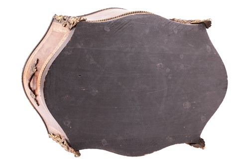 Lot 96 - A French, Napoleon III tulip wood amboyna and...