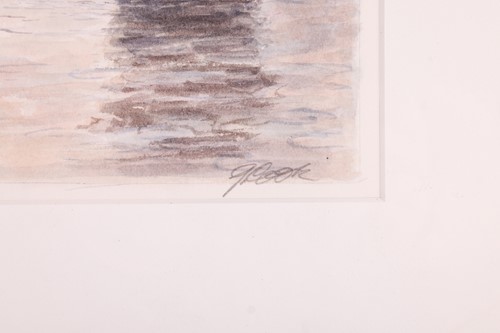 Lot 9 - Gordon Cook (American 1927-1985), A boat at a...