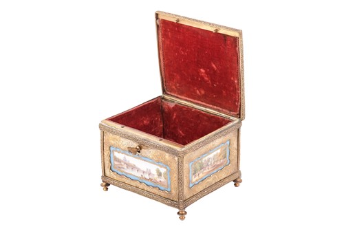 Lot 260 - A Napoleon, III rectangular ormolu table...