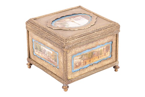 Lot 260 - A Napoleon, III rectangular ormolu table...