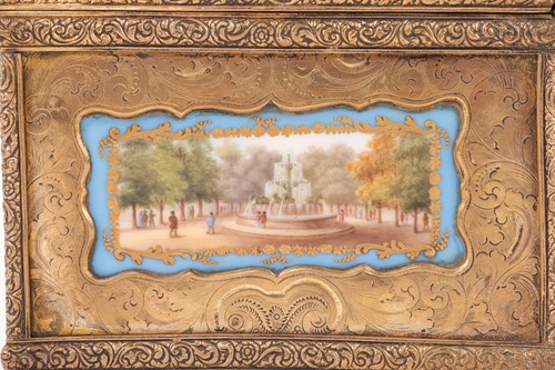 Lot 260 - A Napoleon, III rectangular ormolu table...