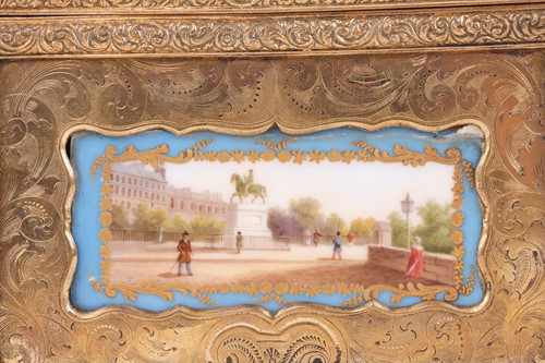 Lot 260 - A Napoleon, III rectangular ormolu table...