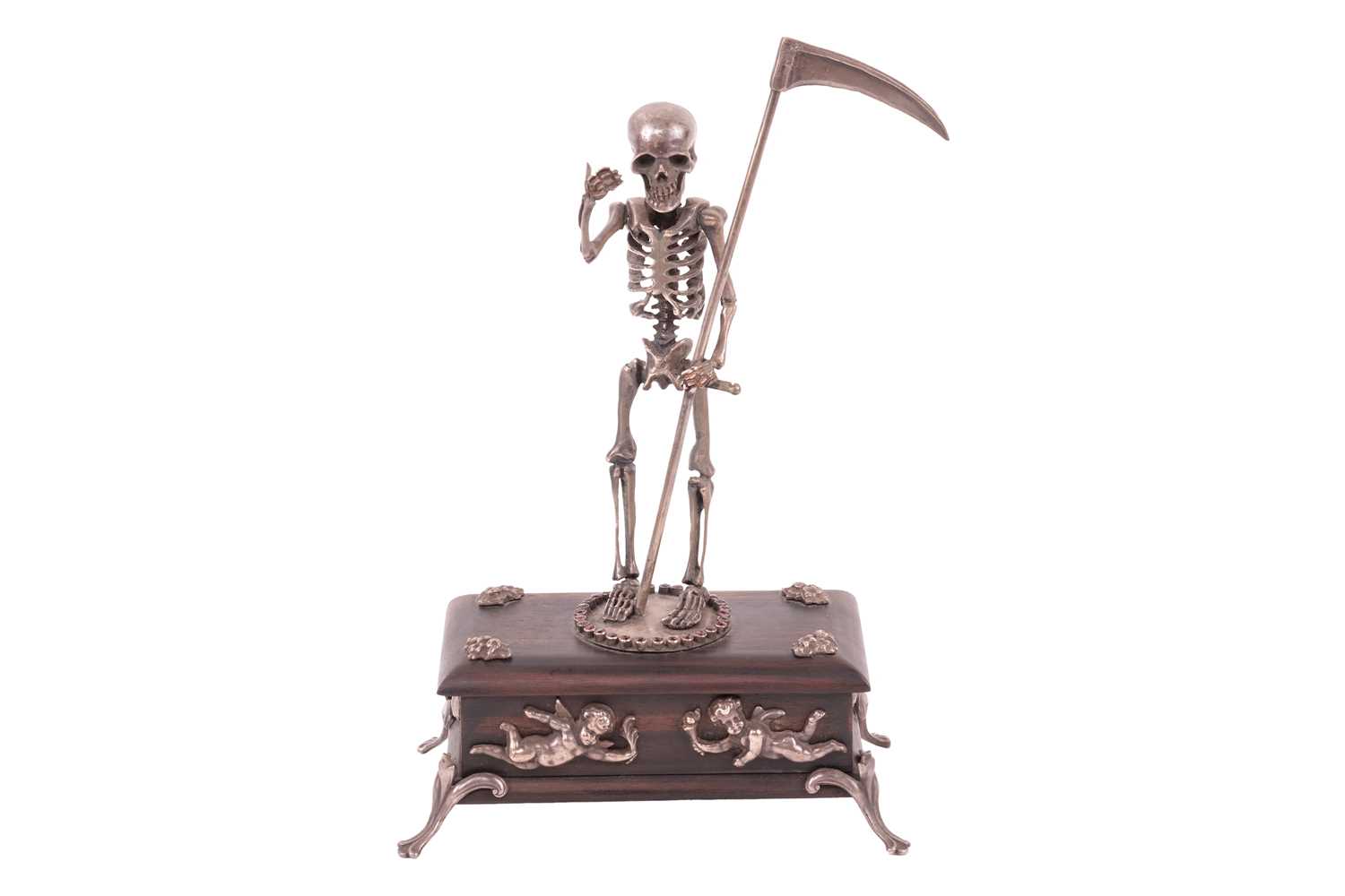 Lot 234 - An unusual 20th-century, cast silver...