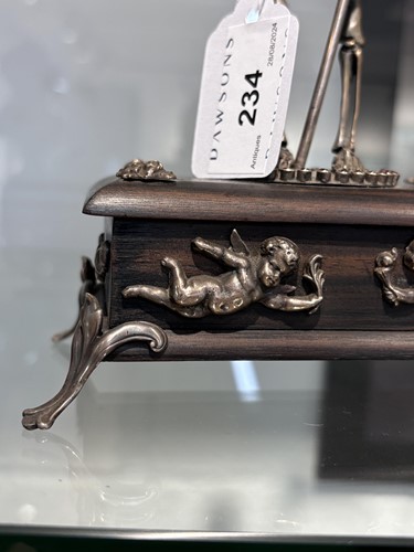 Lot 234 - An unusual 20th-century, cast silver...