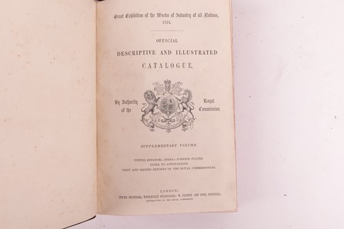 Lot 238 - Great Exhibition 1851 Official Descriptive and...