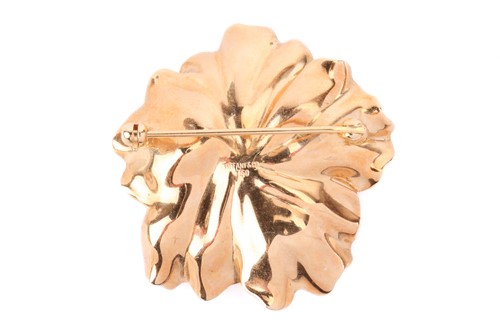 Lot 117 - Tiffany & Co. - an 'Alpine rose' brooch and a...