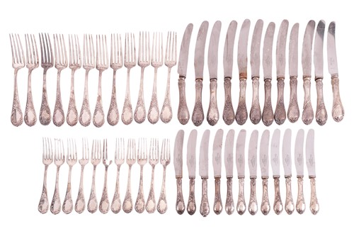 Lot 273 - A set of German cutlery for twelve, comprising...