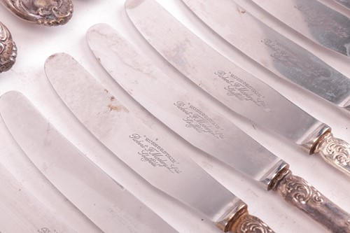 Lot 273 - A set of German cutlery for twelve, comprising...