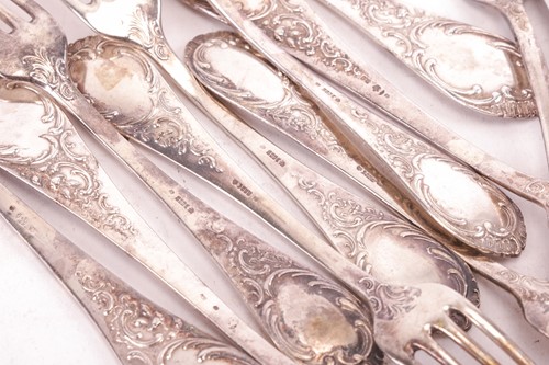 Lot 273 - A set of German cutlery for twelve, comprising...