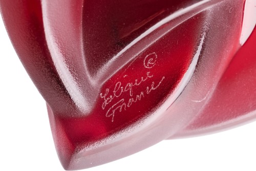 Lot 179 - A Lalique frosted glass paperweight,...