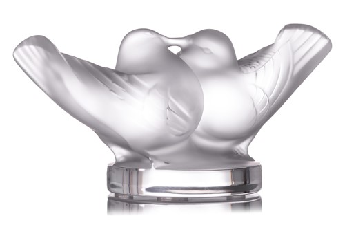 Lot 179 - A Lalique frosted glass paperweight,...