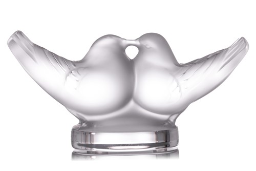 Lot 179 - A Lalique frosted glass paperweight,...
