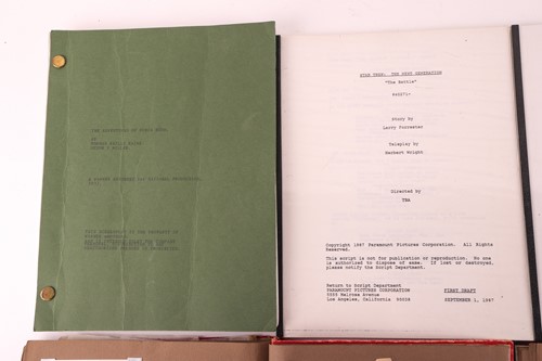 Lot 1 - A collection of final draft scripts for Star...