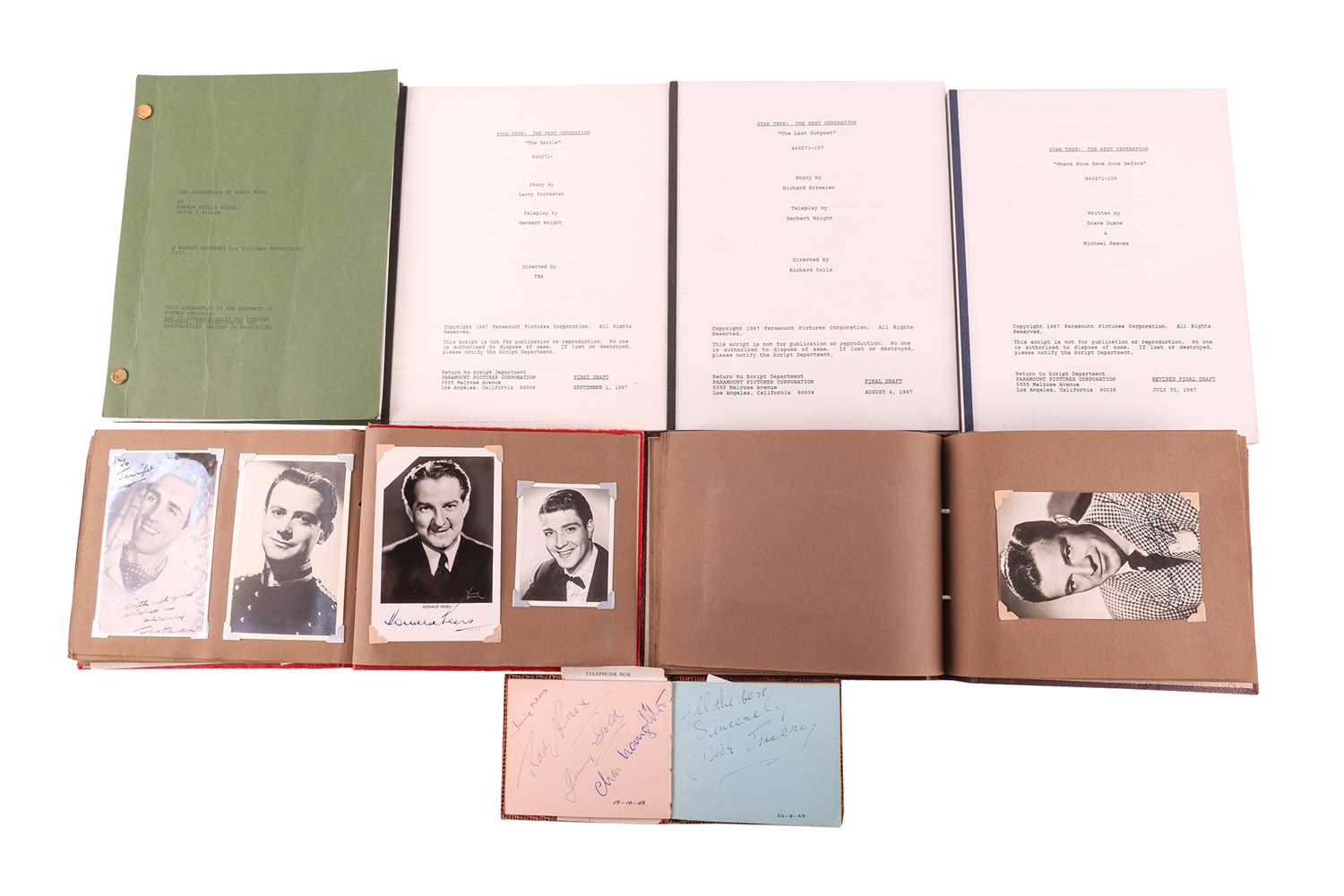 Lot 1 - A collection of final draft scripts for Star...