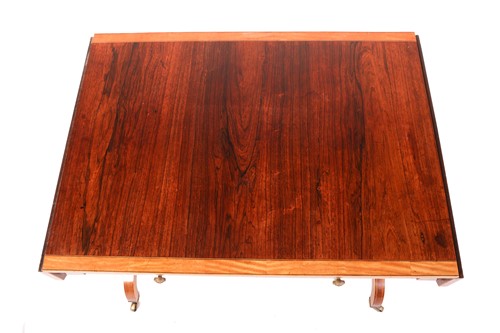 Lot 194 - A George III Rosewood & Satinwood banded sofa...