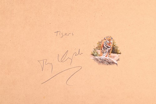 Lot 33 - Tony Karpinski (British, b.1965), Tigers,...