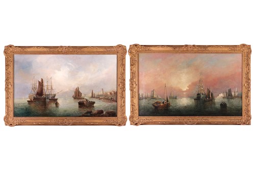 Lot E.J. Watt (British, 19th century), Navy ships...