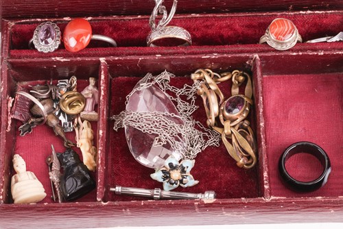 Lot 161 - A collection of four rings, to include a 22ct...