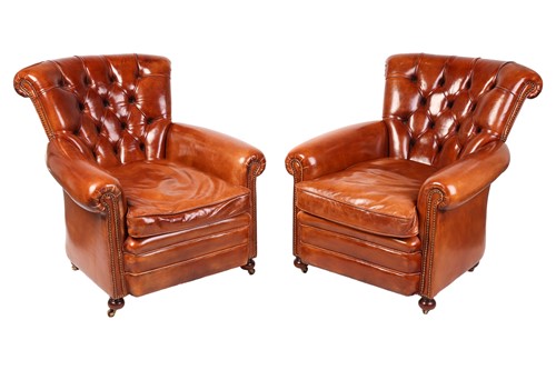 Lot 109 - A pair of craftsman-made Regency-style cognac...