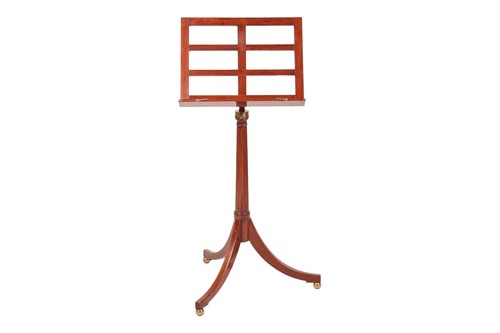 Lot 161 - Edwardian Mahogany Rise & Fall Music Stand...